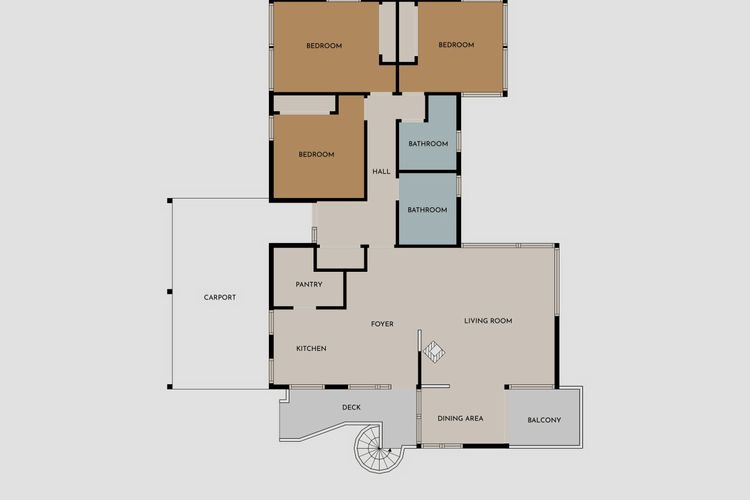 Panoramic Farmhouse theme with shared spa pool
