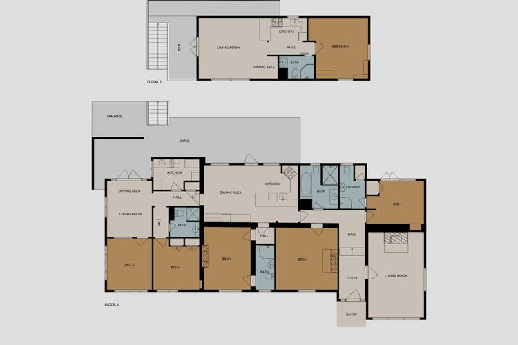 Historic Stone House & Alley Cottage