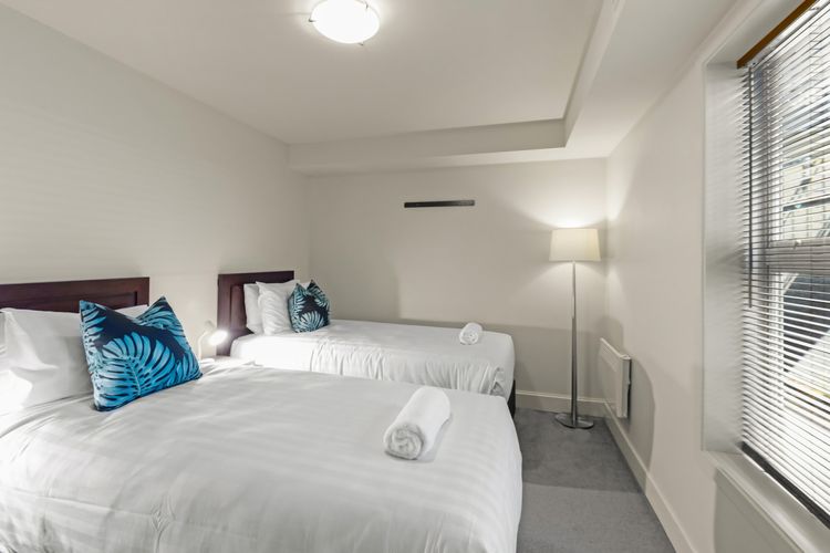 Twin bedroom - can be set up as a king on request