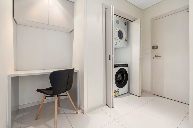 Study and Laundry Area