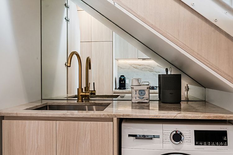 Convenient in-unit washer and dryer for easy laundry during your stay.