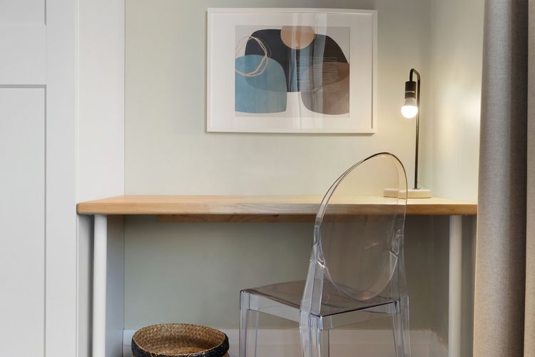 Embrace the balance of relaxation and productivity on this space. Perfect for studying or catching up on work during your stay.