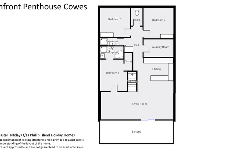 Beachfront Penthouse Cowes