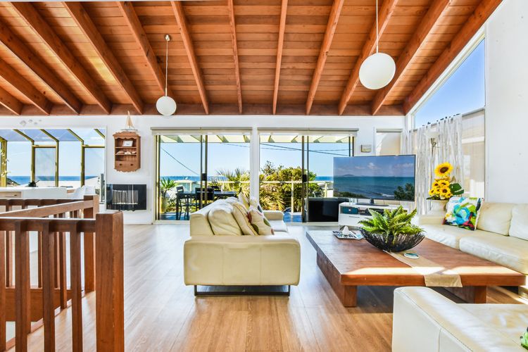 Living Room with Ocean Views
