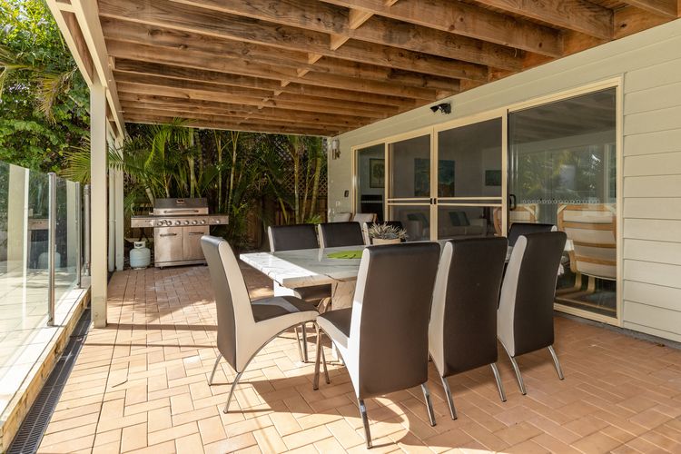 Outdoor Dining Area with BBQ