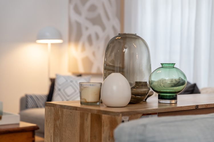 Coffee Table with Decor