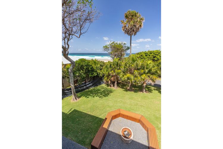 Backyard Lawn with Fire Pit