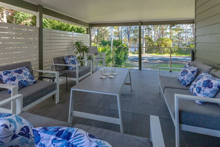 Outdoor Lounge Seating Area