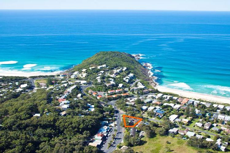 Aerial View of Coastal Location