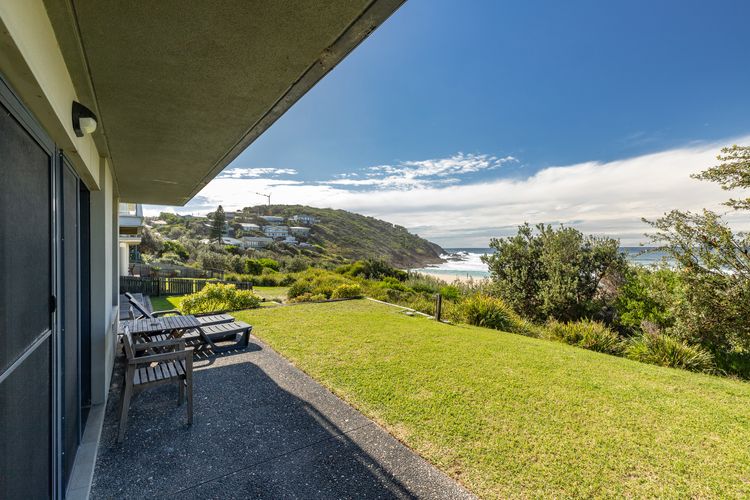 Outdoor Patio with Garden and Valley View
