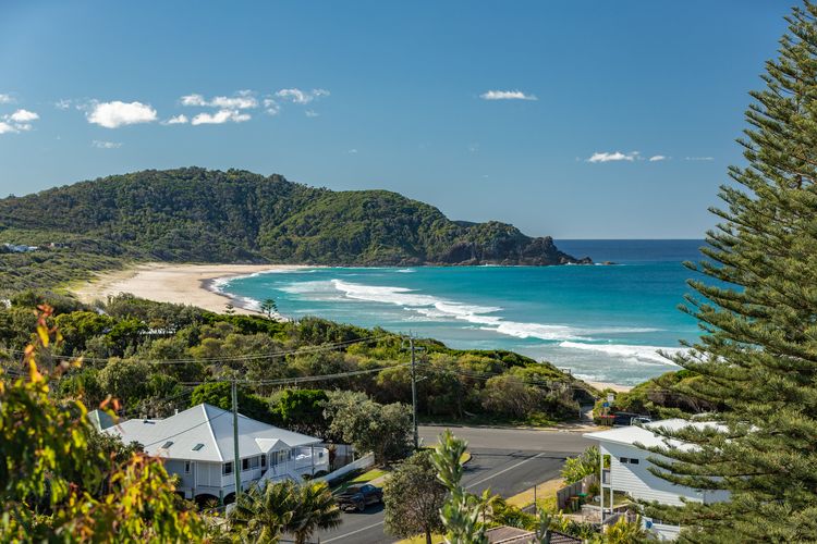 Aerial Coastal View
