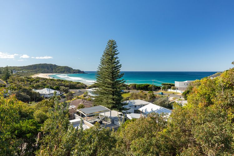 Scenic Ocean and Village View