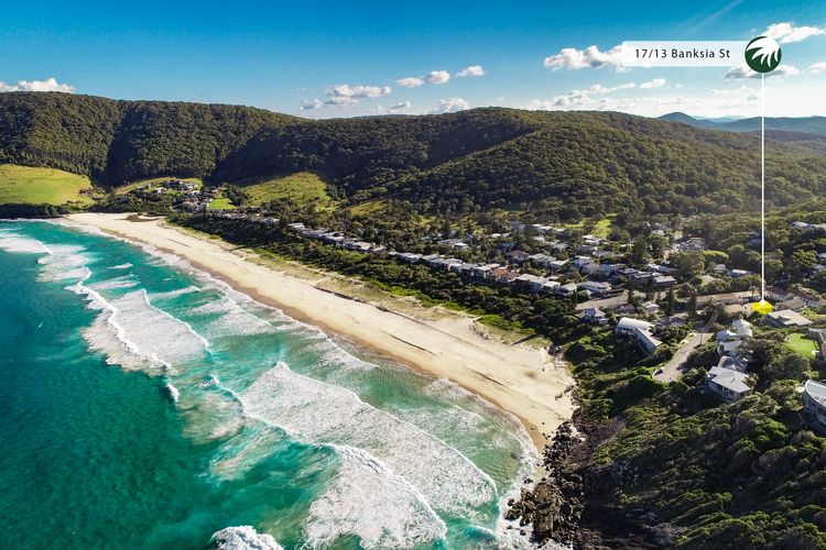 Aerial View of Beach and Property