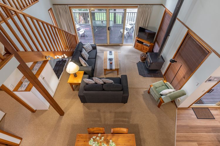 Living Room View from Upstairs