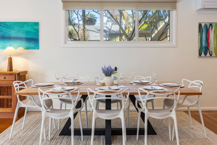 Open plan dining area