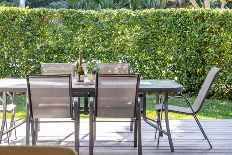 Alfresco dining area