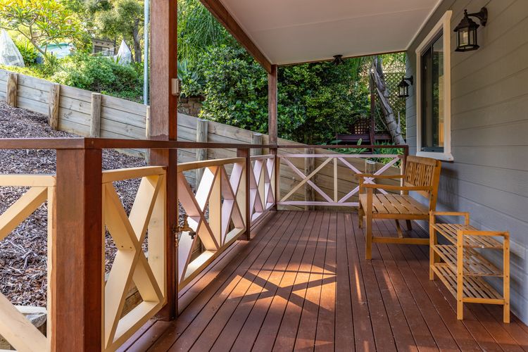 Wooden Porch Seating