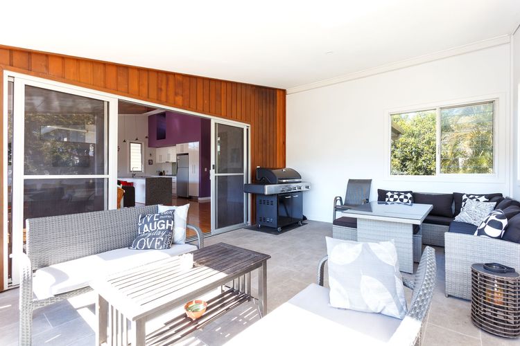 Outdoor Lounge Area with BBQ