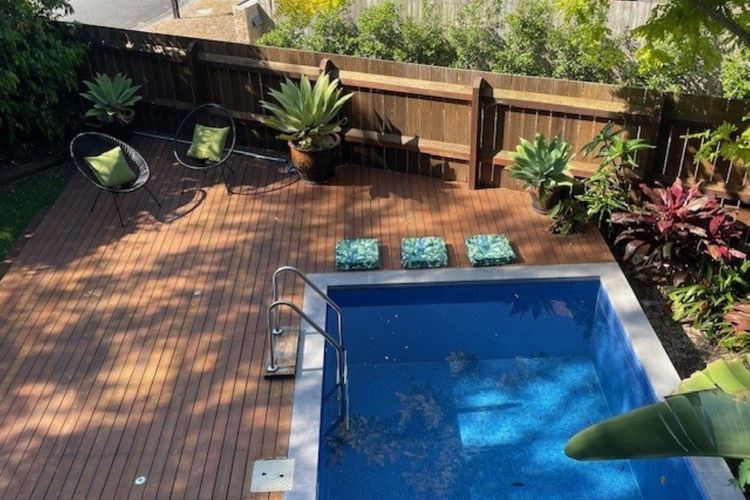 Poolside Seating Area
