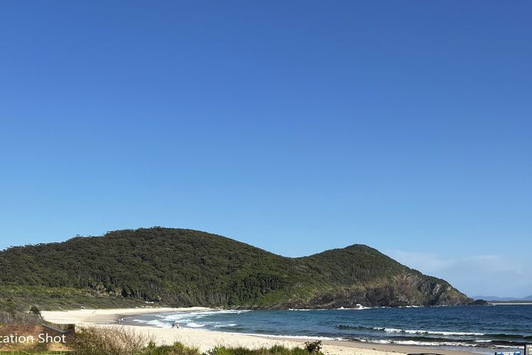 Scenic Beach and Headland View