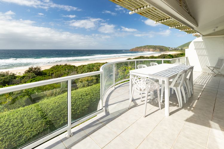 Balcony with Outdoor Dining and Ocean View