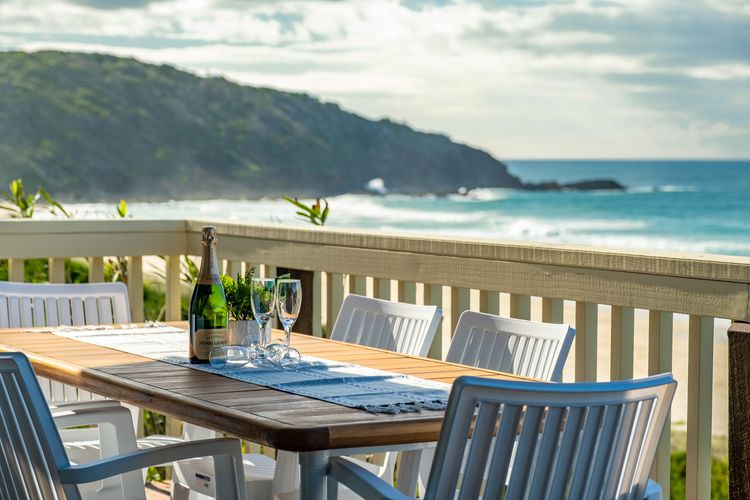 Balcony overlooking Blueys Beach