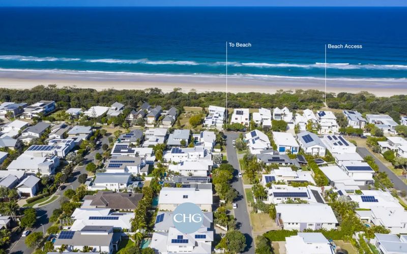 Ocean Blue on Salt Beach