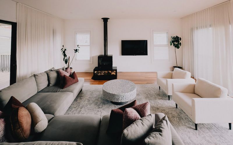 Open-plan living allows for ease and flow.
