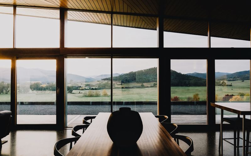 Dining with a view - 10 seater dining table