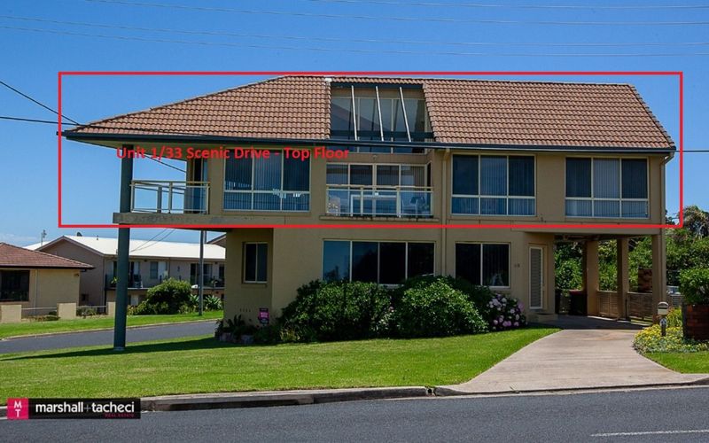 BEACHVIEW: 1/33 Scenic Drive- Ocean View, Holiday Unit