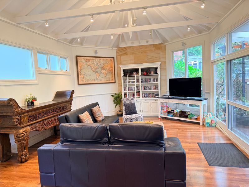 The heart of the home, bathed in sunshine.