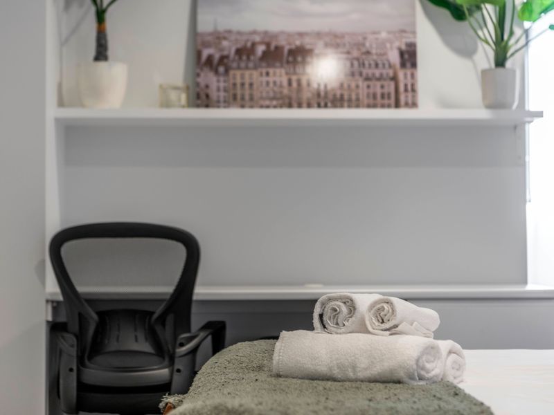 A dedicated desk for focused days.