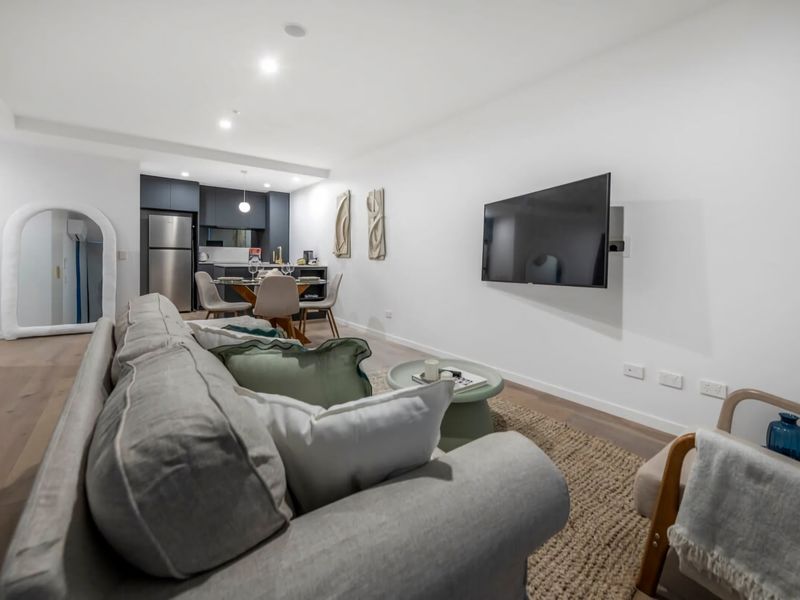 Living area for entertainment