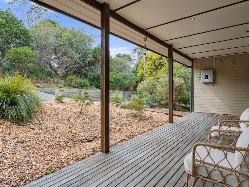 Welcoming verandah seating area at the entrance.