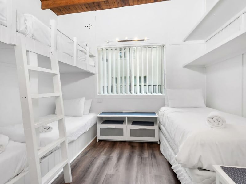 Rest and recharge in our cozy bunk room.