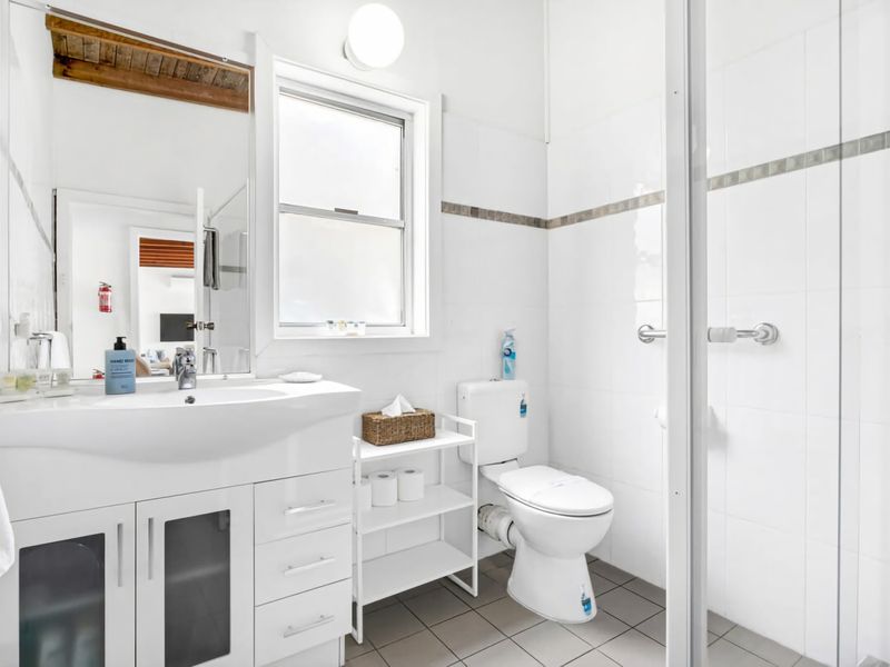 Your clean, bright, and modern bathroom awaits.