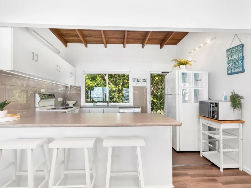 Whip up a meal in this bright, modern kitchen.