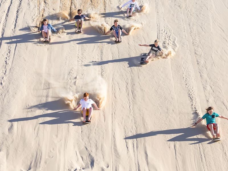 Slide into adventure with our exhilarating sandboarding tours.