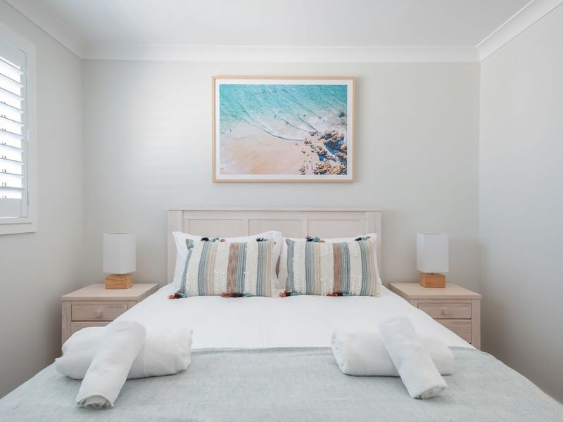 Sleep surrounded by soothing seaside tones