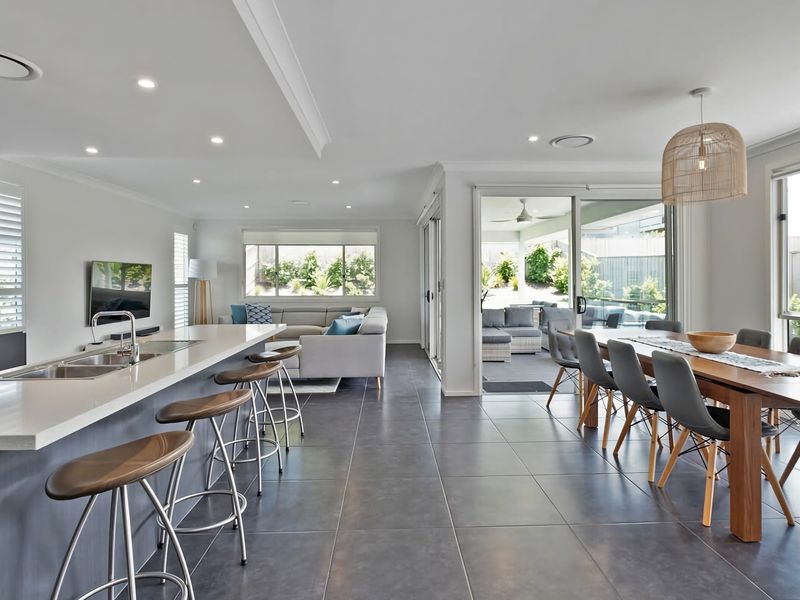 Spacious living designed for family and friends