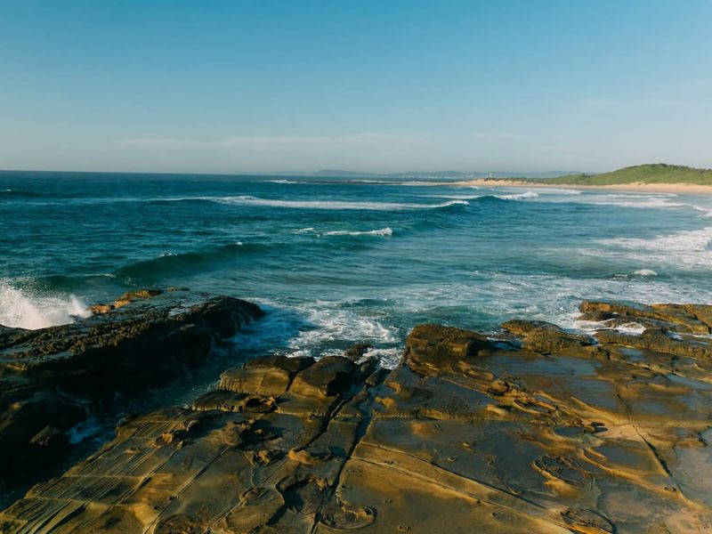 Walking path offering beautiful outlooks over the water.