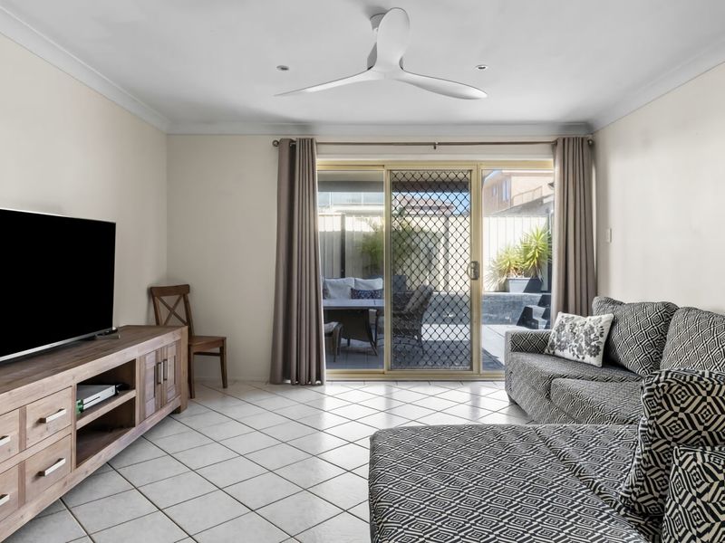 Relaxed lounge space perfect for movies, games, and easy evenings in.