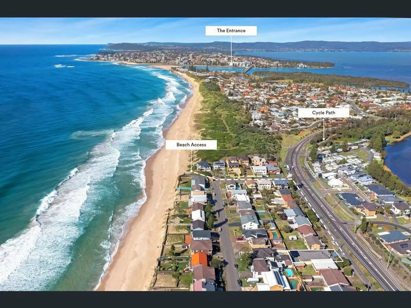 Beautiful beach just moments from the home.