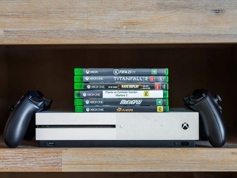 Xbox and games available in the family room for casual entertainment.