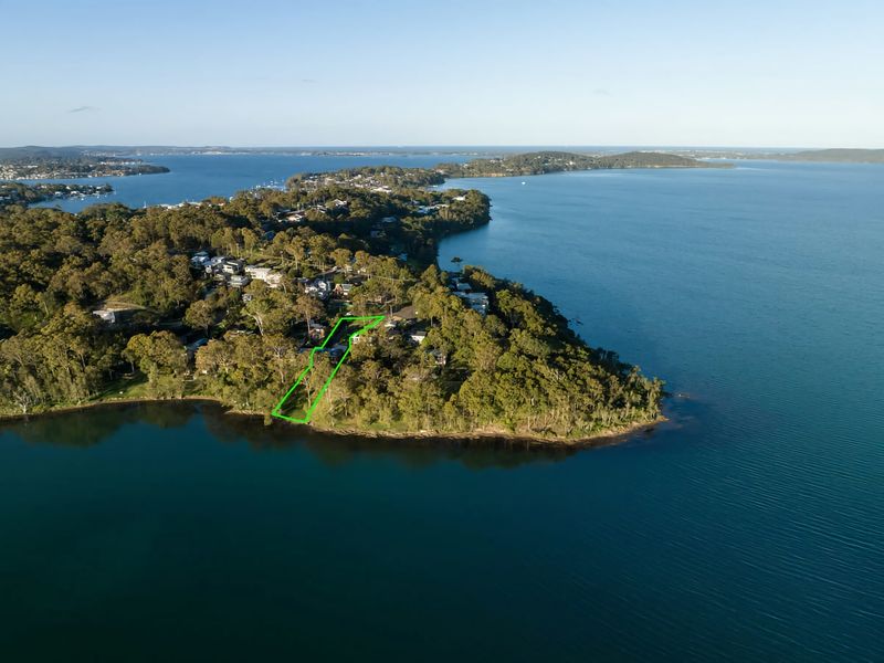 Aerial view showcasing the stunning waterfront location.