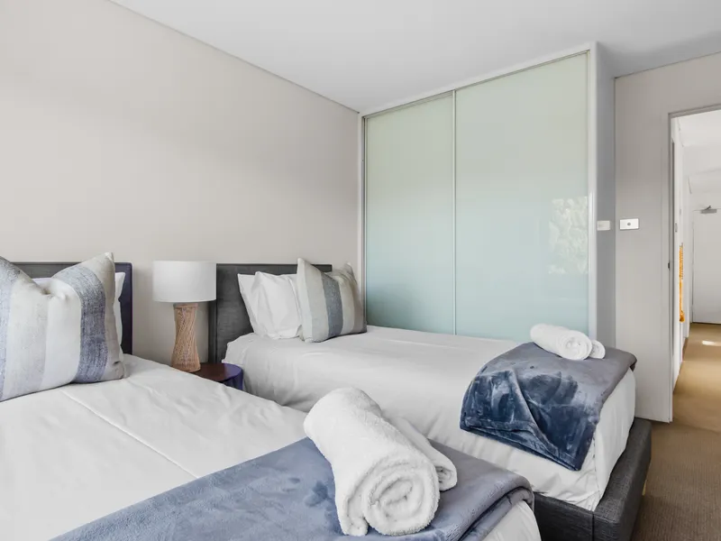 Two single beds at bedroom  2