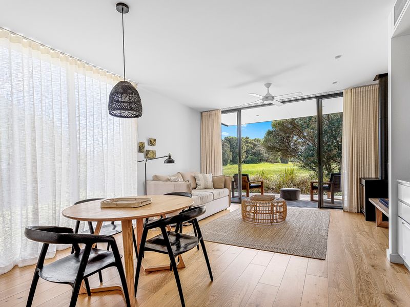 Overlooking the gold area