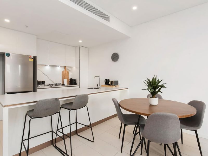 Dining and kitchen area