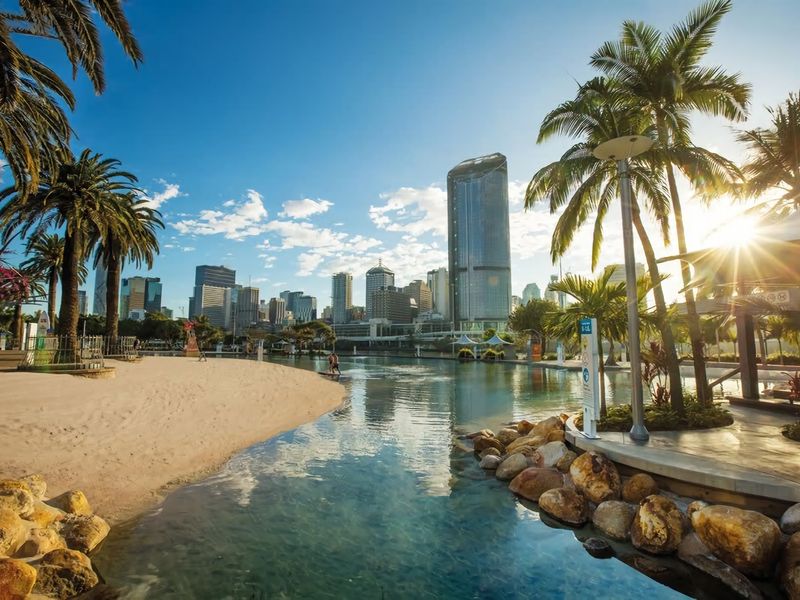 Sunbathe at South Bank Parklands