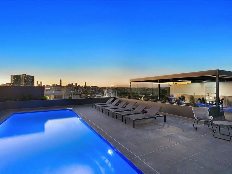 Sunsets by the pool